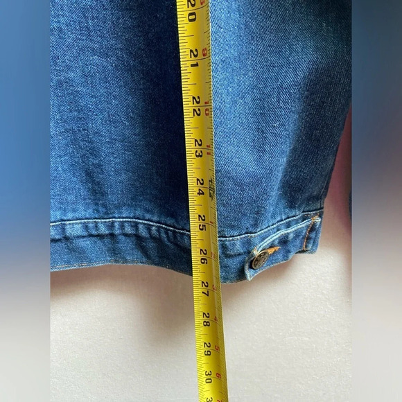 Vintage Aladdin Casino Las Vegas Embroidered Denim Jean Jacket XL Unisex - Picture 9 of 9